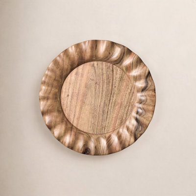 Round Wood Platter