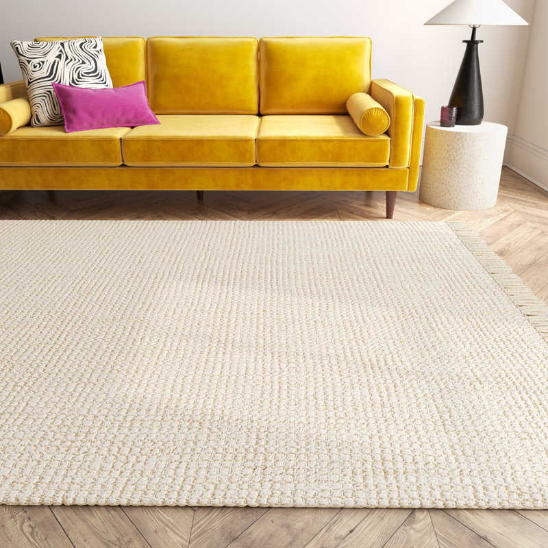 Ikumi Hand-Woven Jute/Sisal Area Rug, Rectangle 6' x 9'