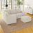 Aubade L-Shape Sectional Sofa Storage Couch With Removable Ottomans-497180726
