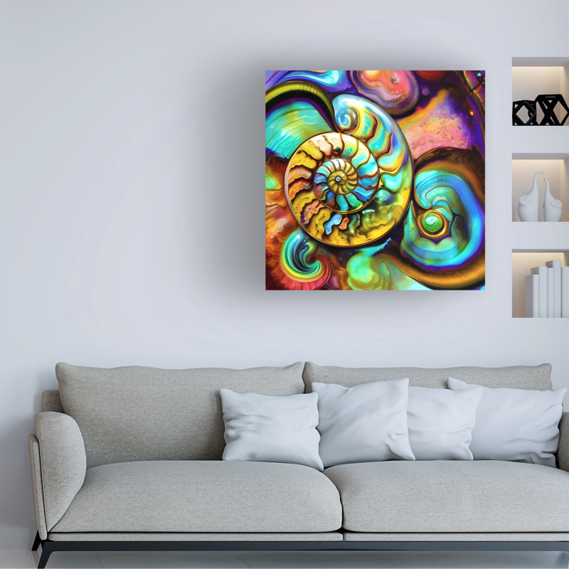 Art sur toile «Bachelo Nautina», H 35 po x l 35 po
