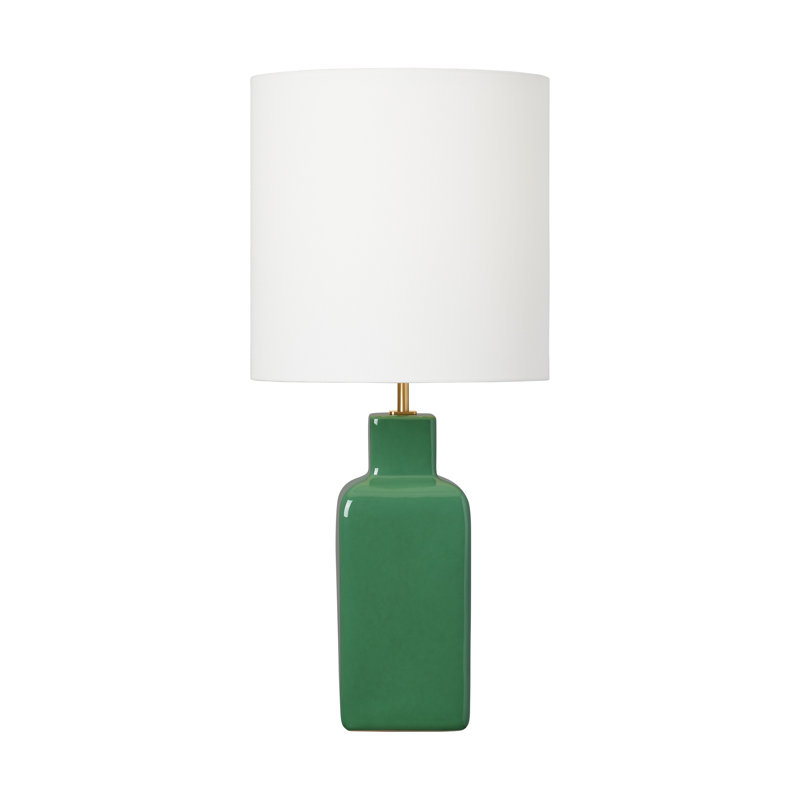Visual Comfort Studio Ceramic Table Lamp, Green