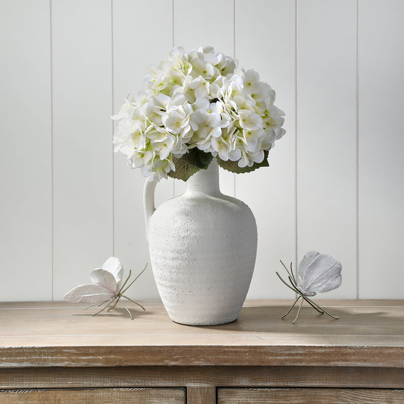Ensemble d'hortensias 18 "Pe, Bouquet d'hortensias blanc Pe
