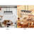 Adjustable 5-Light Farmhouse Industrial Linear Pendant Light White-1689036451