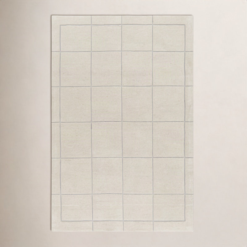 Mallory Pearl Hand Tufted Area Rug, Rectangle 8' x 10'