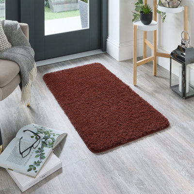 Solid Colour Machine Tufted Area Rug