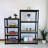 Storage Shelves -  5 Tier Adjustable Garage Storage Shelving, Heavy Duty Metal Storage Utility Rack Shelf Unit For Warehouse Pantry Closet Kitchen, 23.6" X 15.7" X 47.2", Black-1187646017