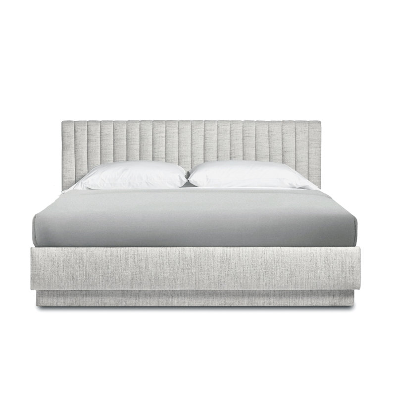 Skylar Upholstered Bed, Beach Heather, Queen