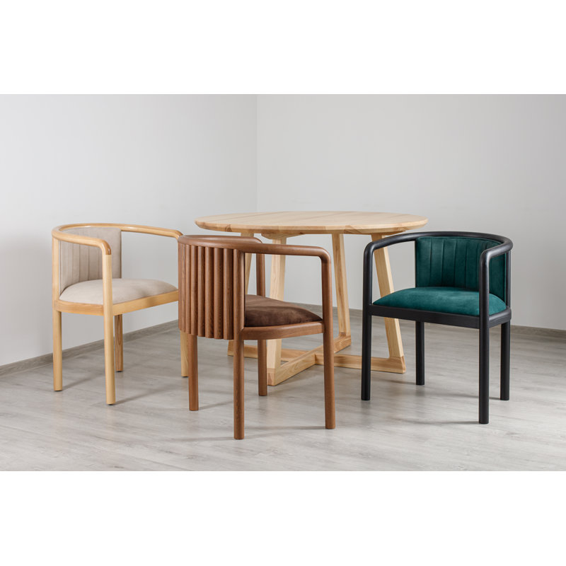 Alton Dining Chair, Matte Black, Teal