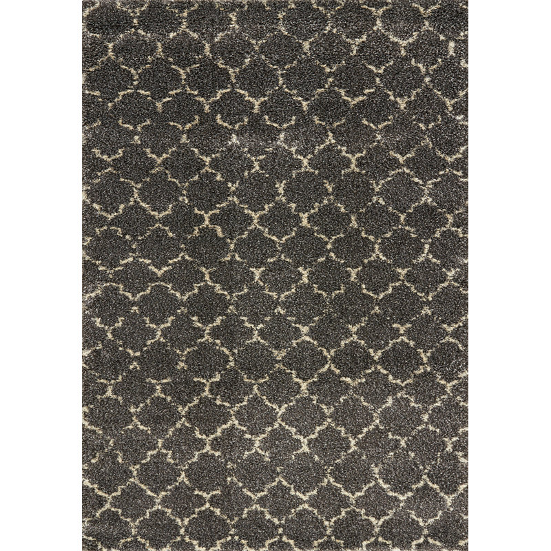 Tapis gris anthracite Lapeer, Rectangle 5 pi 3 po x 7 pi 7 po