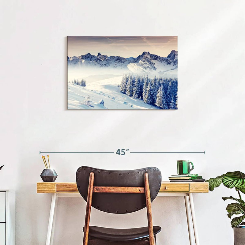 Alvord Winter Snowy Mountains, H 20 po x l 30 po