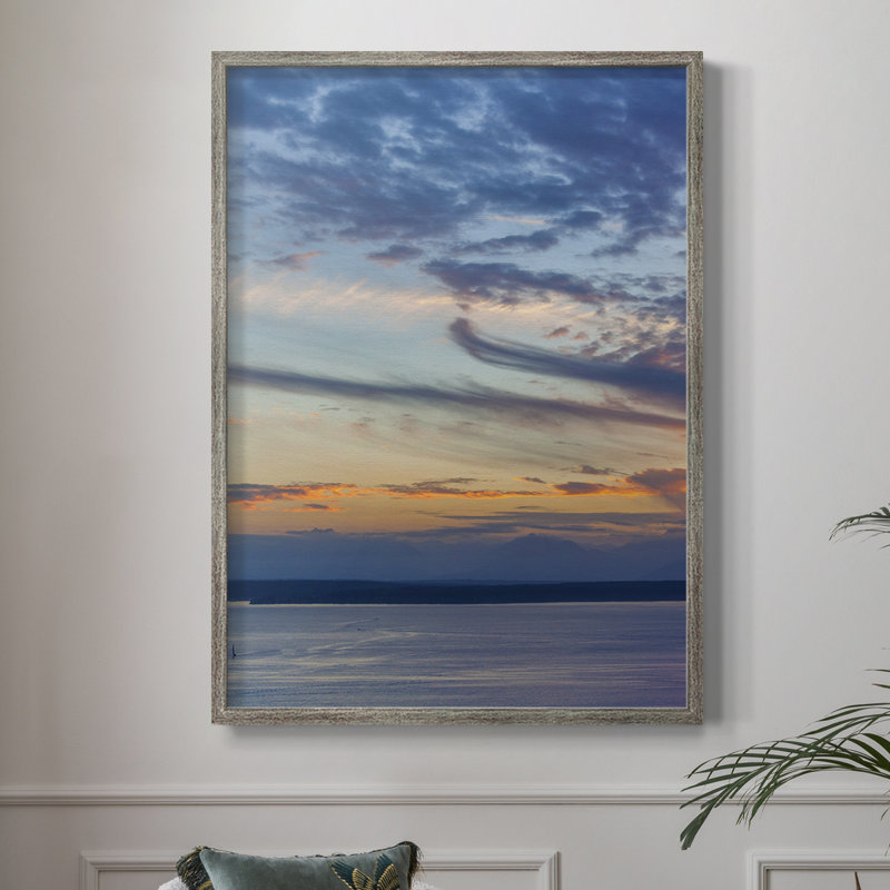 Cloud Variations Framed Print - Solid Wood, 21" H x 17" W