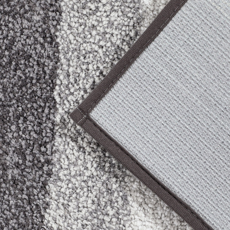 Water Absorbent Soft Plush Bath Mat, Gray, 31.5" L x 19.68" W