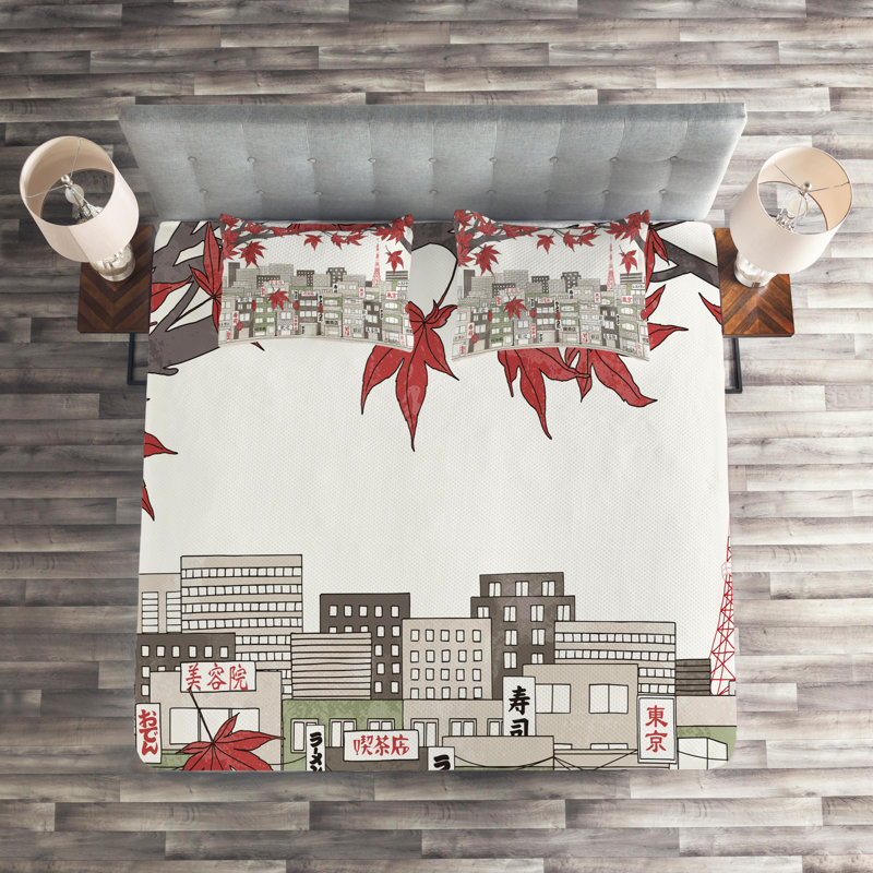 Eclectic Coverlet, King Bedspread + 2 Shams