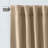 Waubun 100% Sustainable Cotton Blend Chevron Texture Unlined Light Filtering Rod Pocket Panel-68851954-68851951