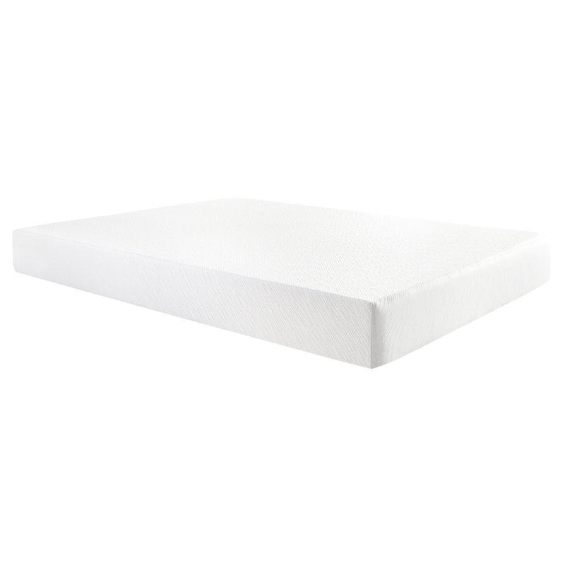 Grand matelas en mousse viscoélastique gélifiée de 10 po, lieu de repos ferme, diminuant le transfert de matelas avec gel, zone de couchage,