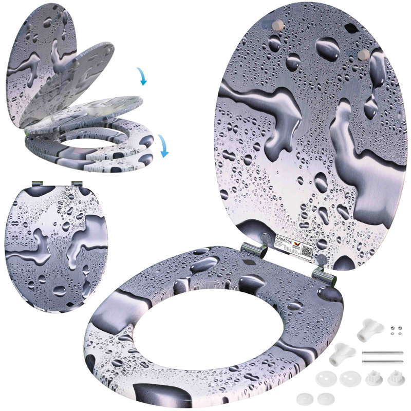 Soft Close Elongated Standard Toilet Seat