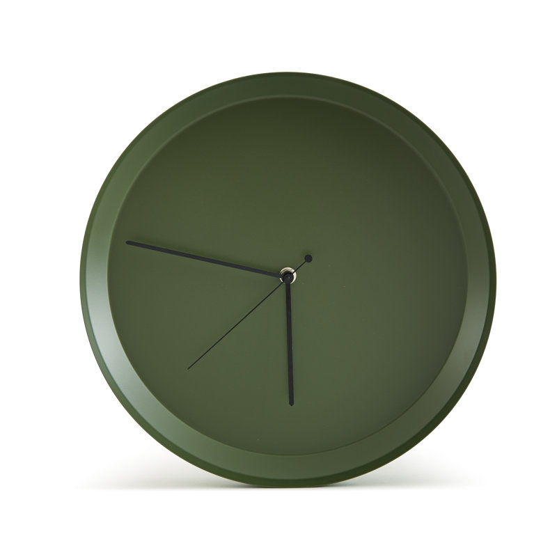 Metal Wall Clock, Green