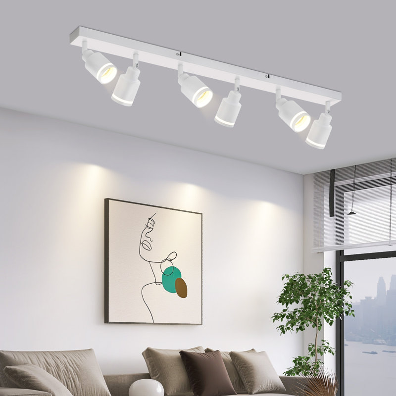 Damilson 5.5 6 -Light Track Kit, Matte White