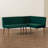 Velvet Upholstered Bench-1144431465