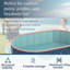 Oval Inflatable Garden Pool – Free Standing Pvc,-116204415