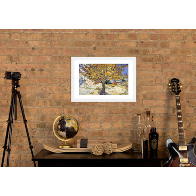 'Mulberry Tree, 1889' by Vincent Van Gogh Framed Painting Print