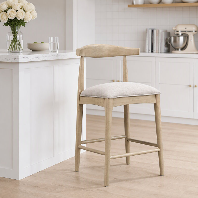 Swivel Upholstered Counter Stool