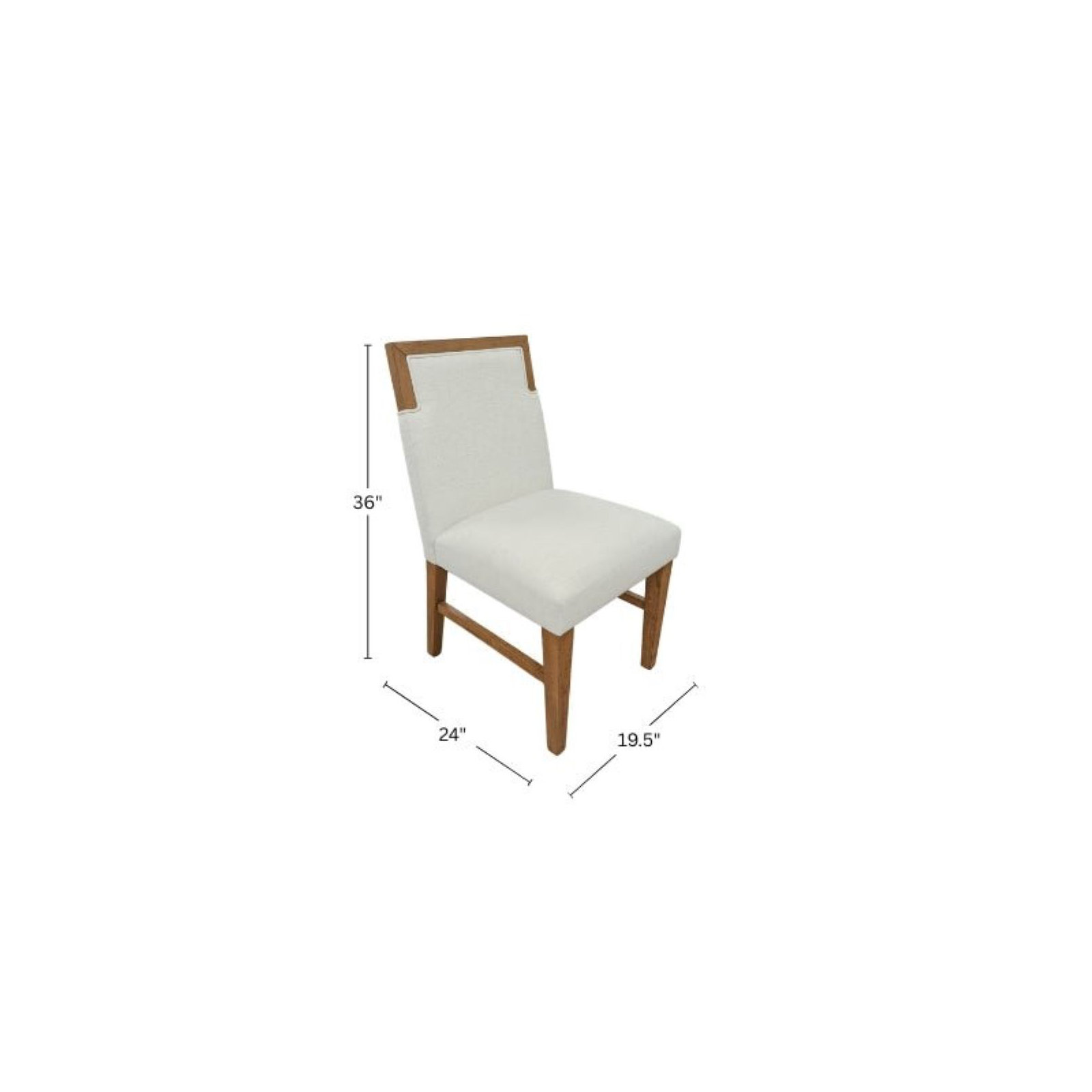 Abrienda Donte Oak Side Chairs, Set Of 2