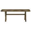 Alston Wood Dining Bench Knotty Nutmeg