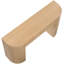 Console en bois massif et placage de chêne Koertdine-1473121673