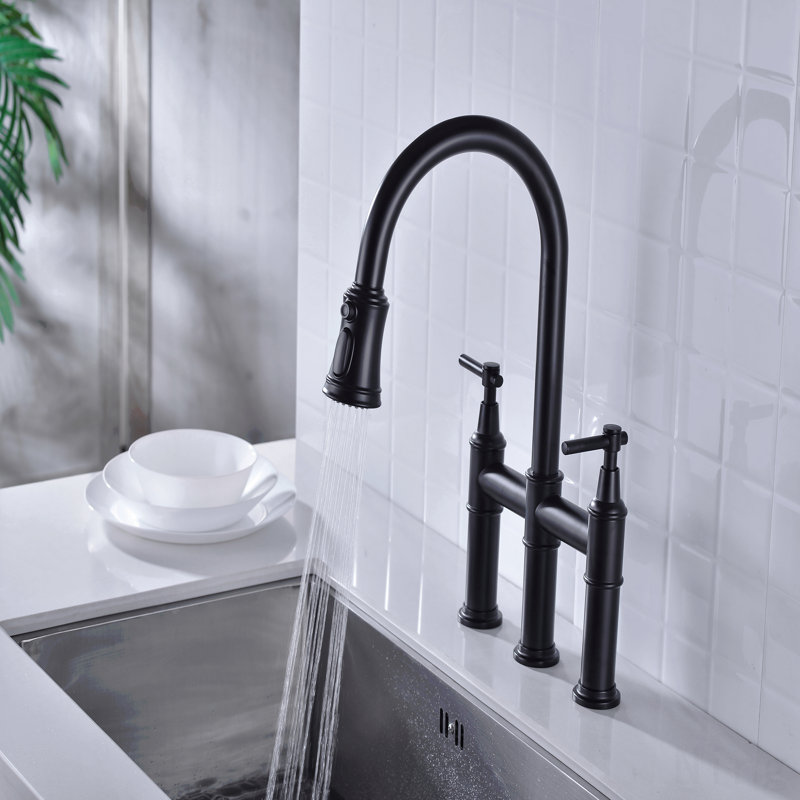 Kitchen Faucet With Pull-Down Sprayhead, Spot Resistant