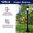Solus 6ft. Surface Mount Lamp Post with Convenience Outlet and Decorative Base Cover