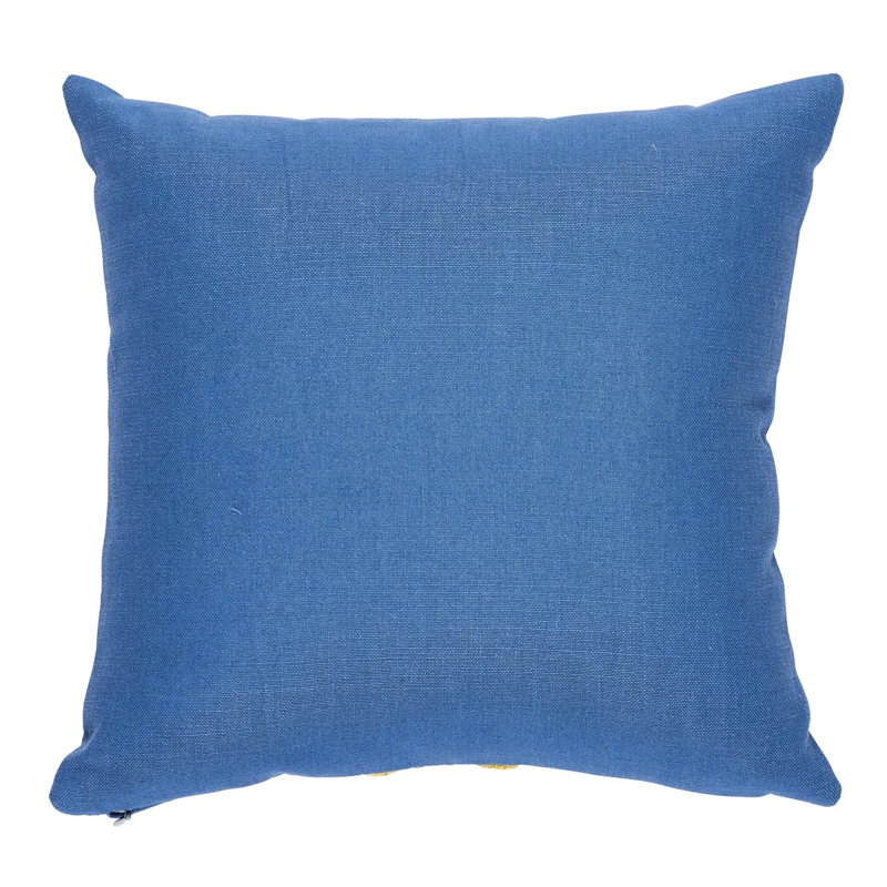Ashoka Square Throw Pillow, 18" x 18", Rose Quartz