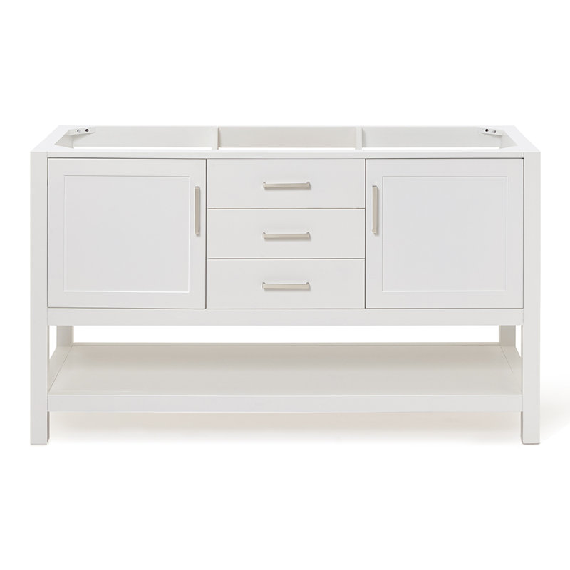 Bayhill 60'' W Single Bathroom Vanity Base, White