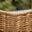 Porte-serviette en rotin tissé avec poivre et sel - Organisateur de table rustique pour la cuisine ou la salle à manger