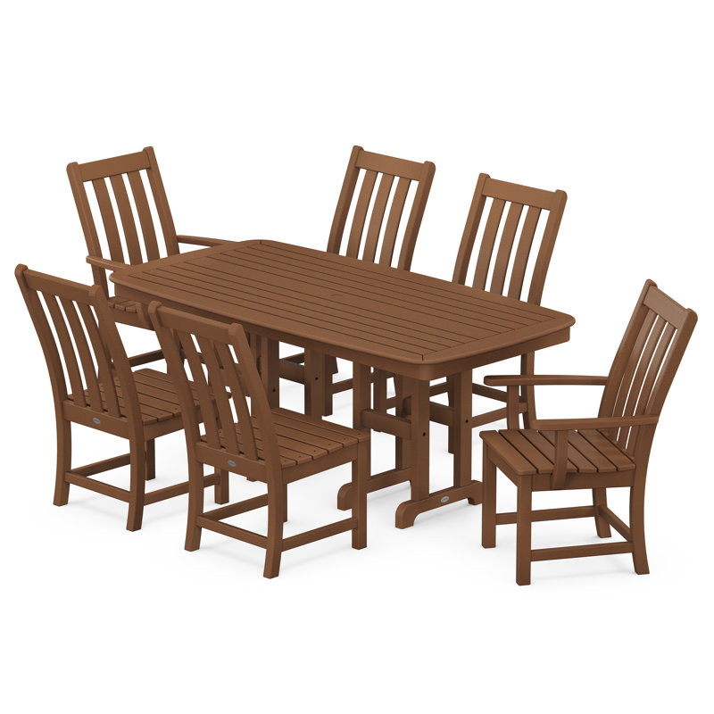 Vineyard 7-Piece Dining Set, Teak