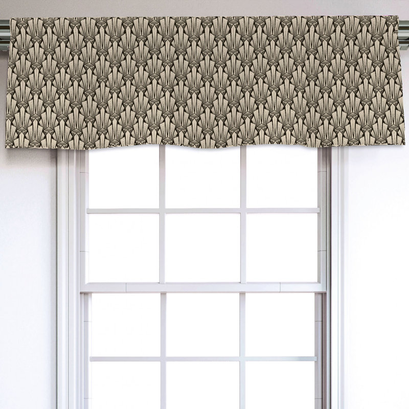 Sateen Ruffled Window Valance