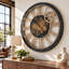Horloge murale surdimensionnée ronde de 36 po pour le salon avec la collection America-87147384