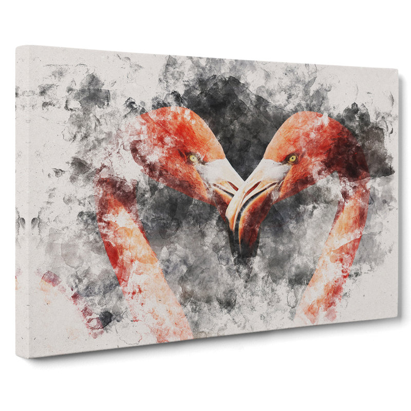 Pink Flamingo Vol.3 - Wrapped Canvas, 40cm H x 60cm W x 3cm D