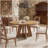 47 Inch Wood Dining Table Round Dining Table (Just 1pcs Dining Table)-870586526