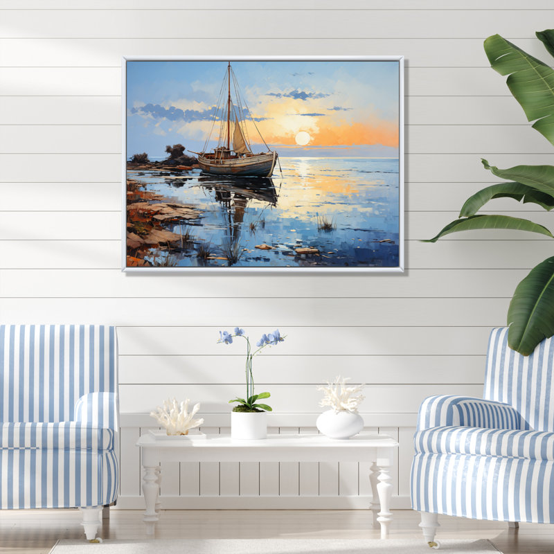 Art sur toile, Umar, H 30 po x l 40 po x P 1,5 po, Cadre flottant blanc