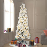 Atka Lighted Artificial Pine Christmas Tree