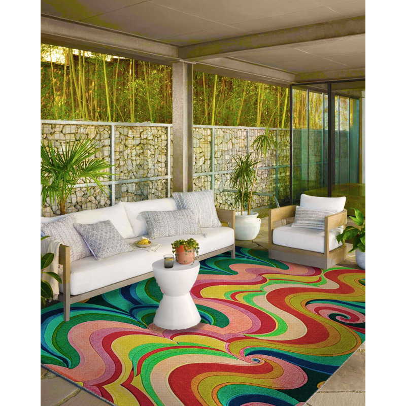 Tapis décoratif multicolore Paris Paris, Tapis de couloir 3 pi 3,37 po x 9 pi 10,11 po