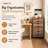 7-Drawer Mobile File Cabinet with Storage, Wood Storage Cabinet, Rolling Organizer for Office Supplies, Documents, Craft Materials, Home Office & Study-1790253054