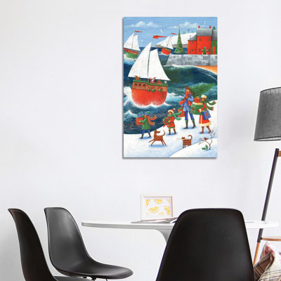 Christmas By The Sea by Peter Adderley - Wrapped Canvas Gallery-Wrapped Canvas Giclée
