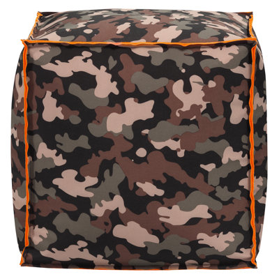 Camo Freeman Upholstered Pouf