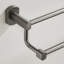 Solid Brass Towel Bar With No Drill Mounting, Double Layer Bathroom Wall-Mounted Organizer For Towels And Bath Essentials