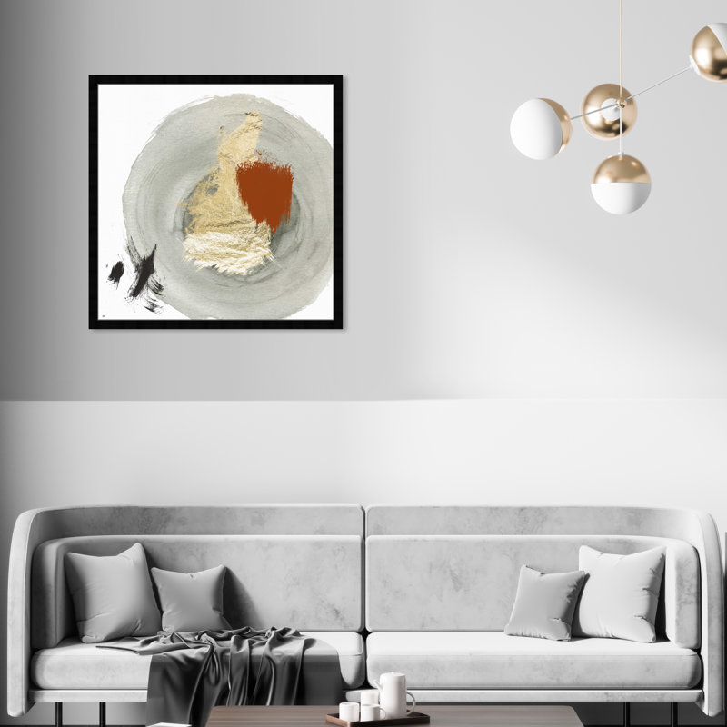" Eclec " by Oliver Gal Painting Print, Gold, 32" H x 32" W x 0.5" D