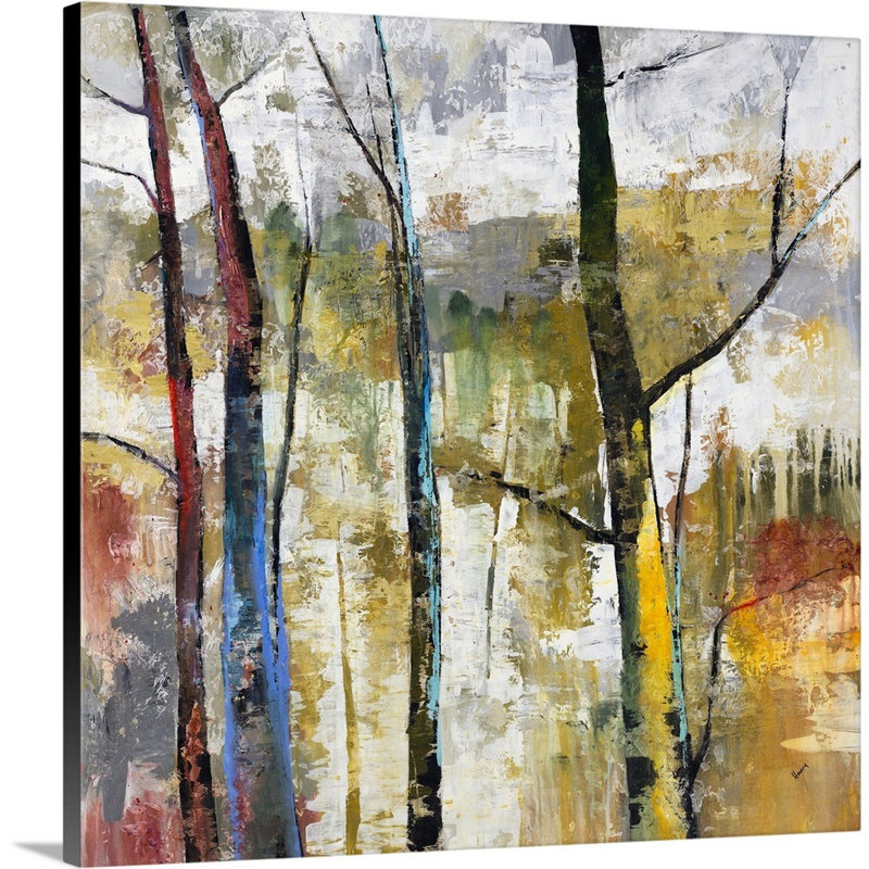 " The Landscape Beyond " by Alexys Henry Painting Print, Wrapped Canvas, 12" H x 12" W x 1.25" D
