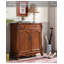 Armoire à chaussures en bois massif de style américain pour entrée de maison