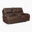 Xenija 2-Piece Traditional Faux Leather Reclining Set with Integrated Power and USB Charging, Sophisticated Nailhead Trim